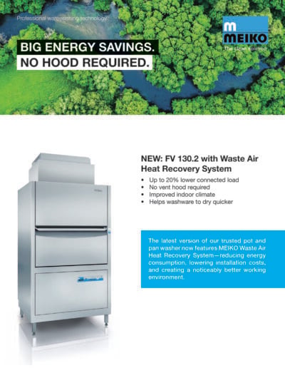 NEW: FV 130.2 with Waste Air Heat Recovery System