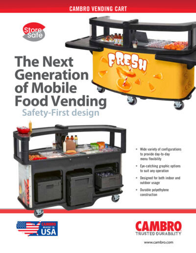 Cambro Vending Cart